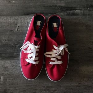 Red Tommy Hilfiger Sneakers